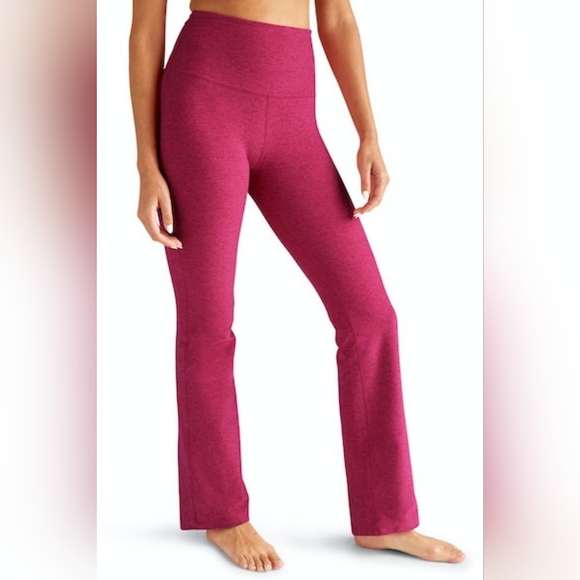 Beyond Yoga Womens Rowhr Rib High Waisted Wide Leg Practice Pants Size S - Picture 1 of 10